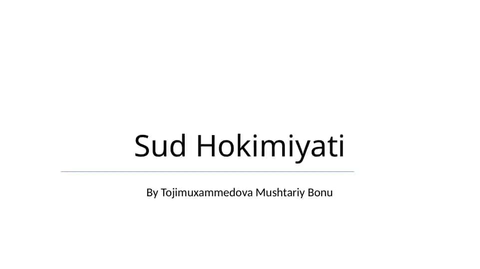 Sud Hokimiyati