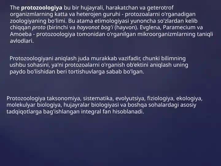 Protozoologiya