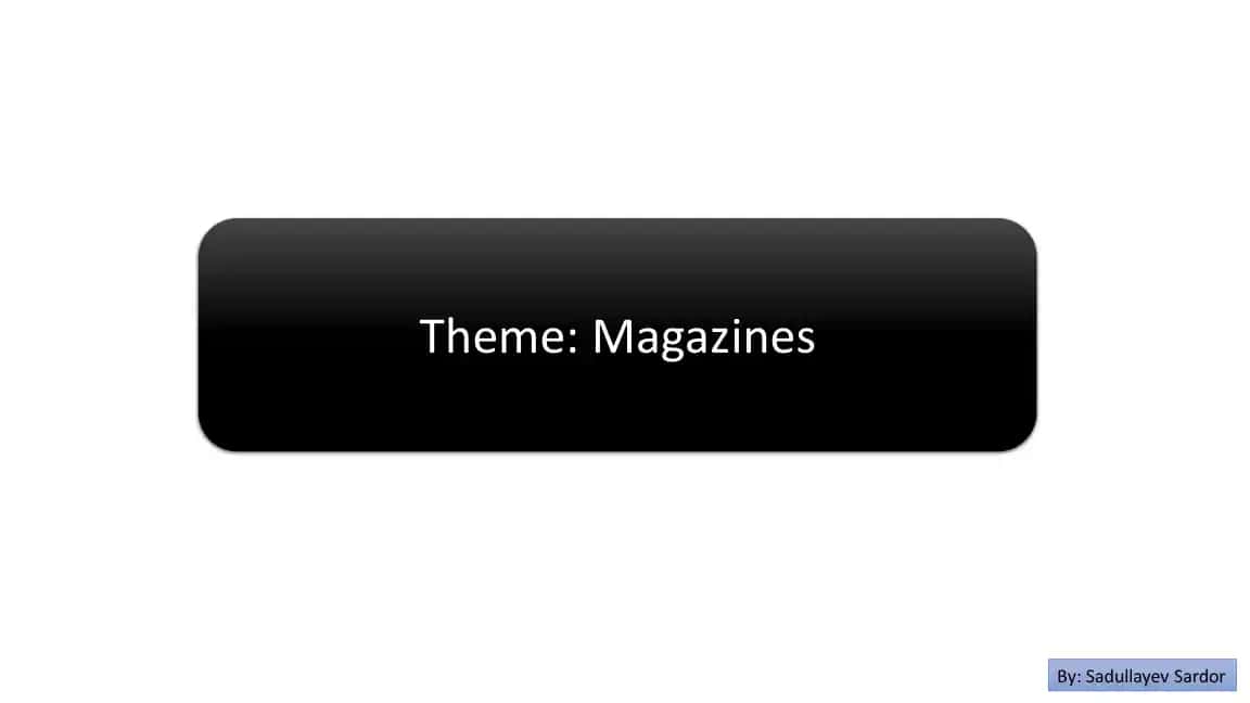 Magazines: More Than Just Pages