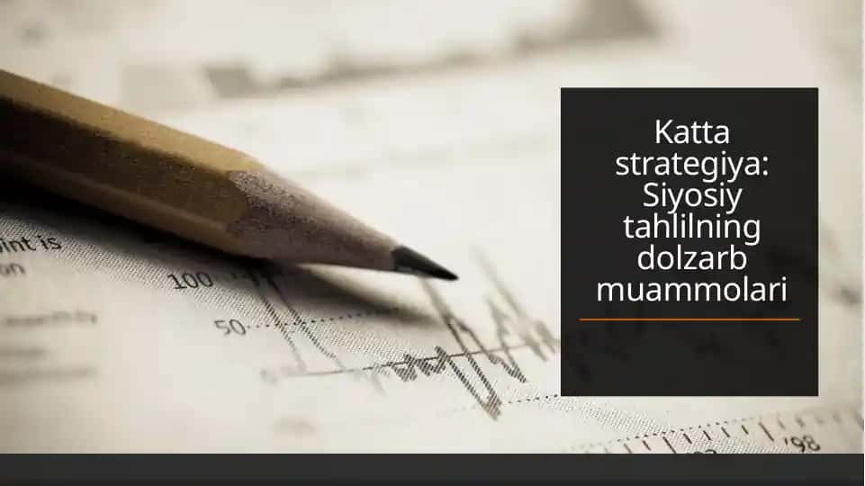 Katta strategiya: Siyosiy tahlilning dolzarb muammolari