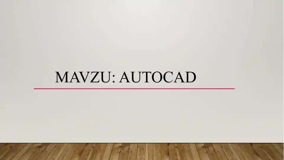 Autocad