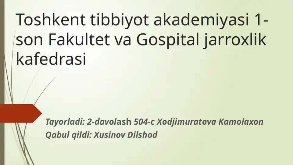 Zamonaviy sikleroterapiya