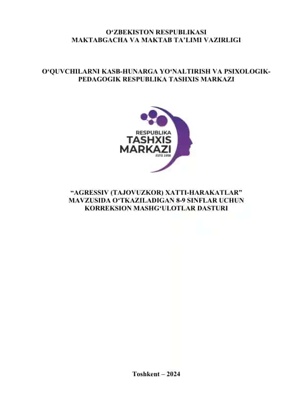 Korrektsion Mashg'ulotlar Dasturi