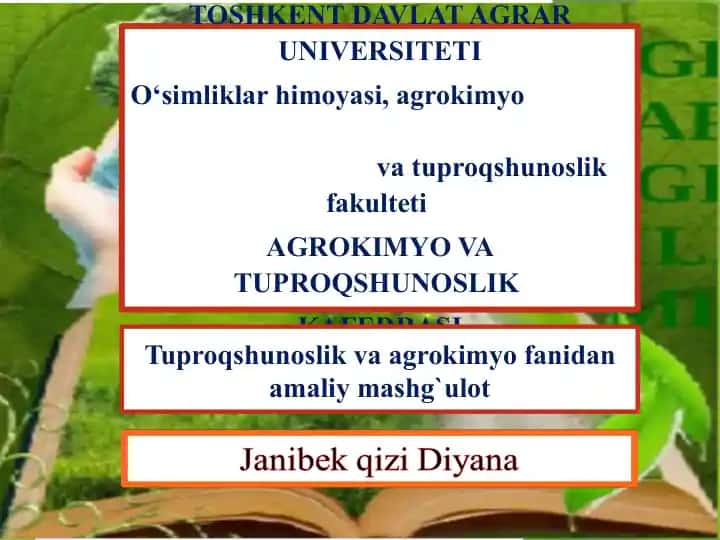 BO‘Z TUPROQLAR, GIDRAMORF TUPROQLAR, TOG‘JIGARRANG TUPROQLAR UCHUN HARAKTERLI BO‘LGAN MORFOLOGIK BELGILAR