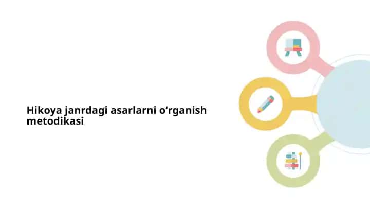 Hikoya janrdagi asarlarni oʻrganish metodikasi