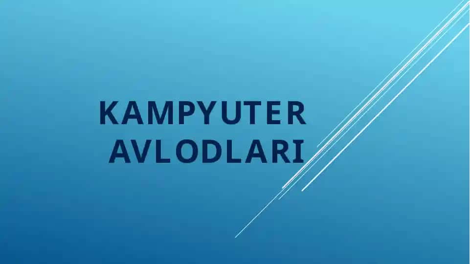 Kampyuter avlodlari