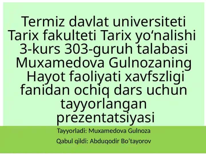 Sanoatda titrashdan va shovgindan saqlanish