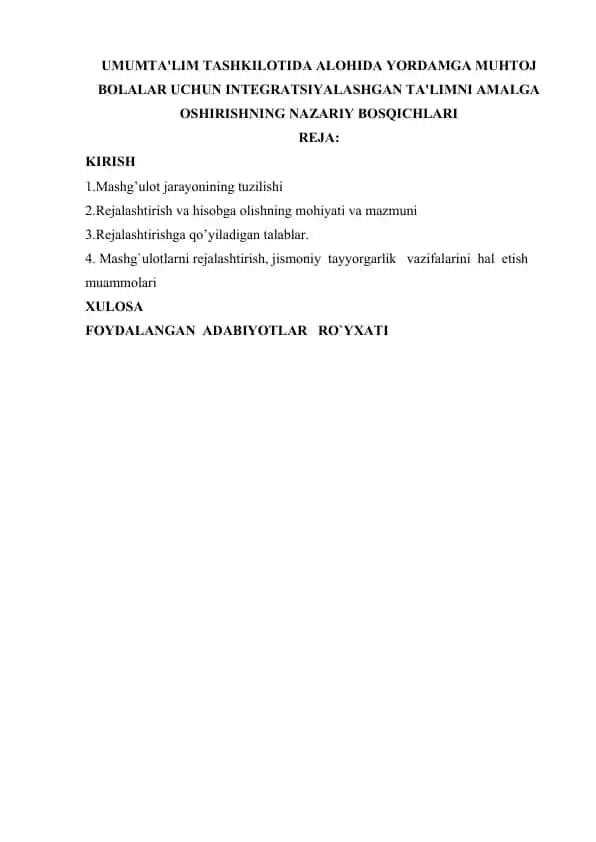Jismoniy tarbiya va sport turlari