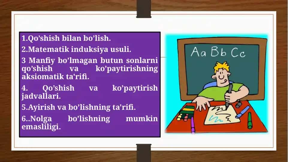 Matematika va uni o'qitish metodikasi