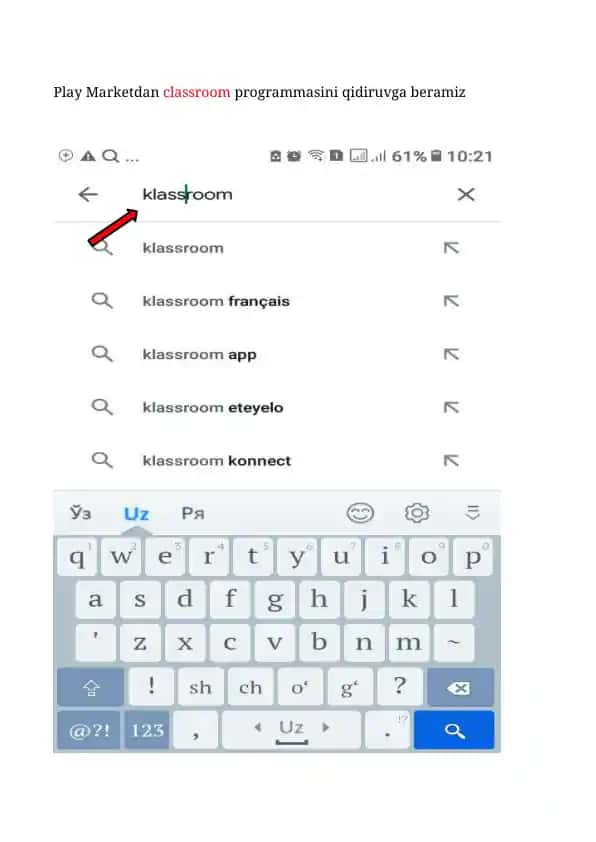classroom programmasini