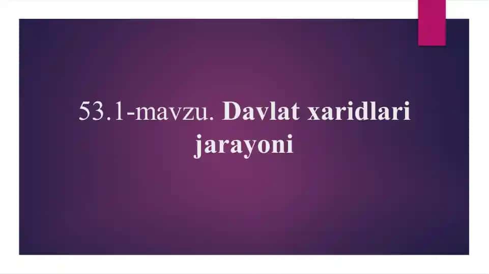 Davlatxaridlari jarayoni
