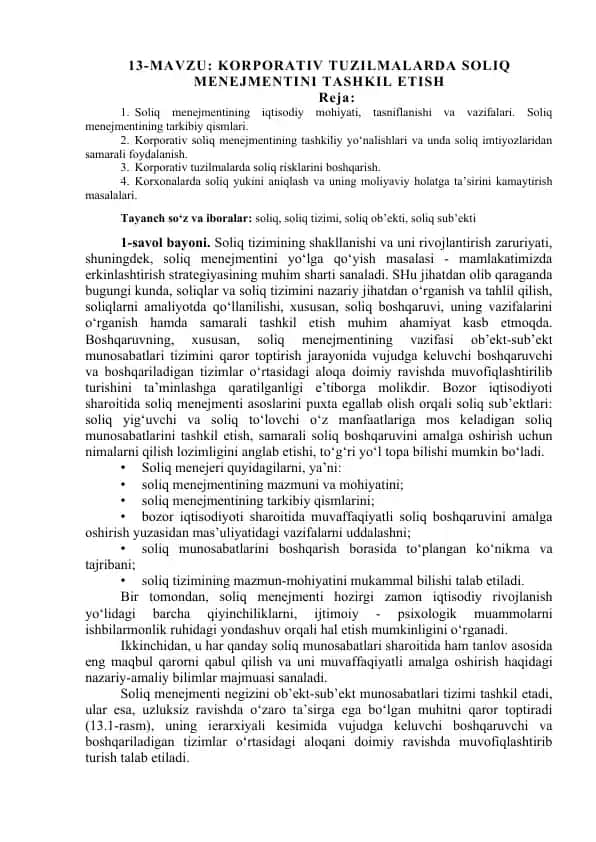 Soliq menejmenti
