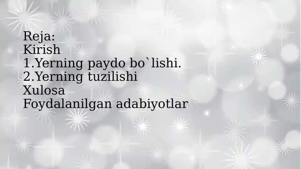 Yer tarixi