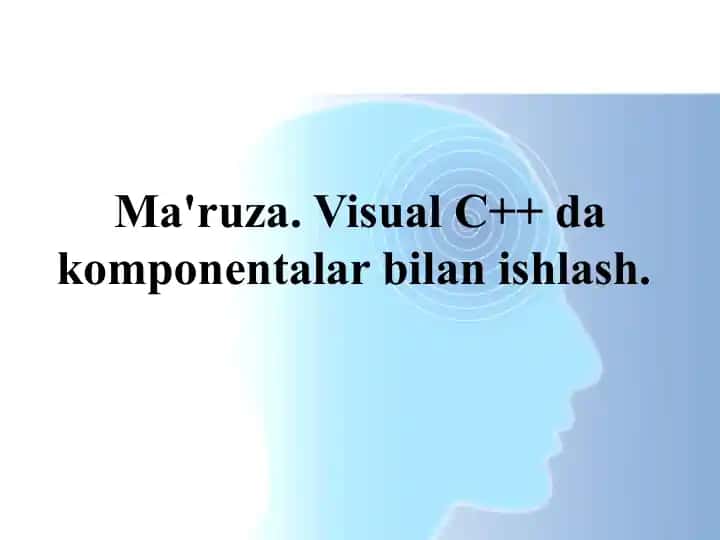 Visual C++ dasturi