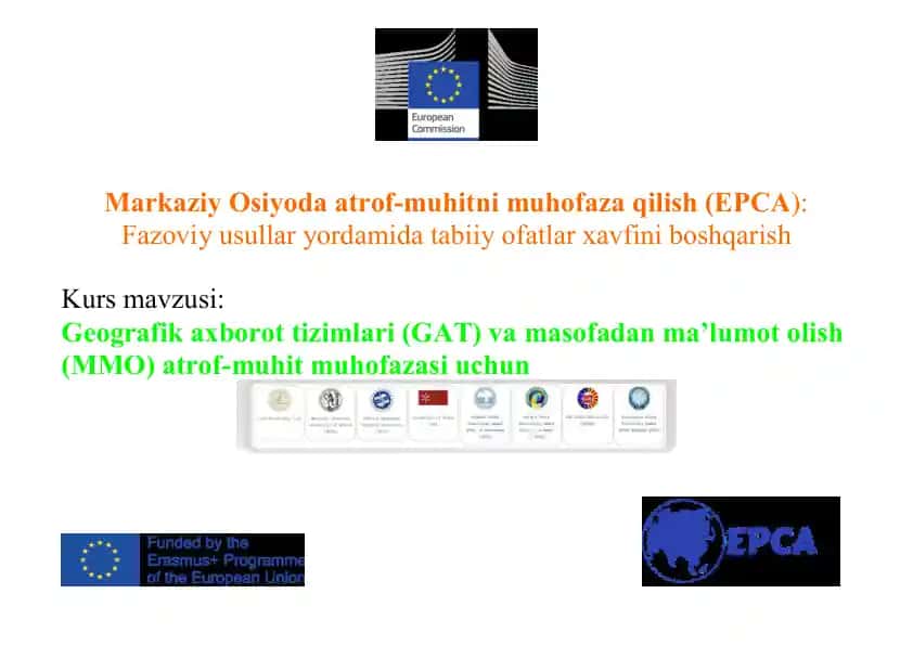 Geografik axborot tizimlari (GAT) va masofadan ma’lumot olish