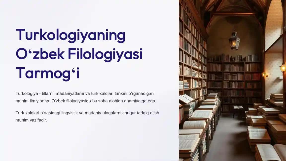 Oʻzbek Filologiyasi Tarmogʻi