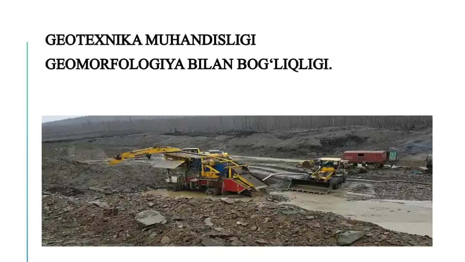 GEOTEXNIKA MUHANDISLIGI