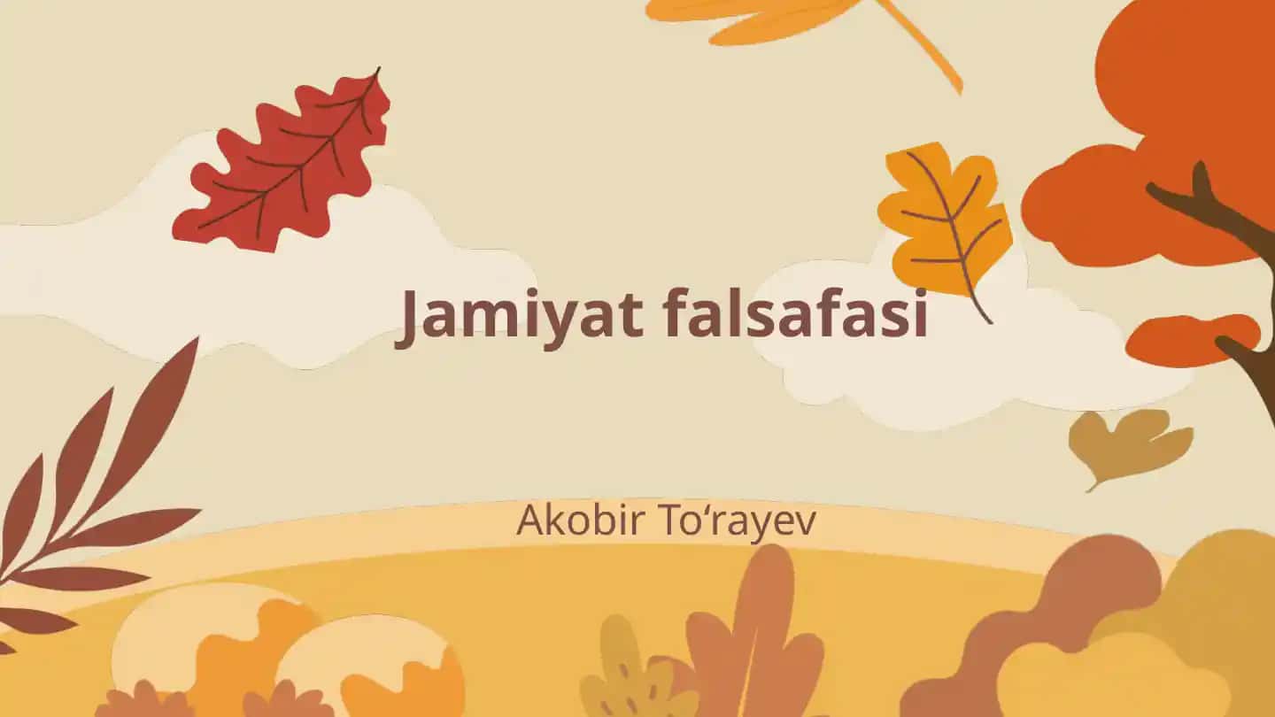 Jamiyat falsafasi