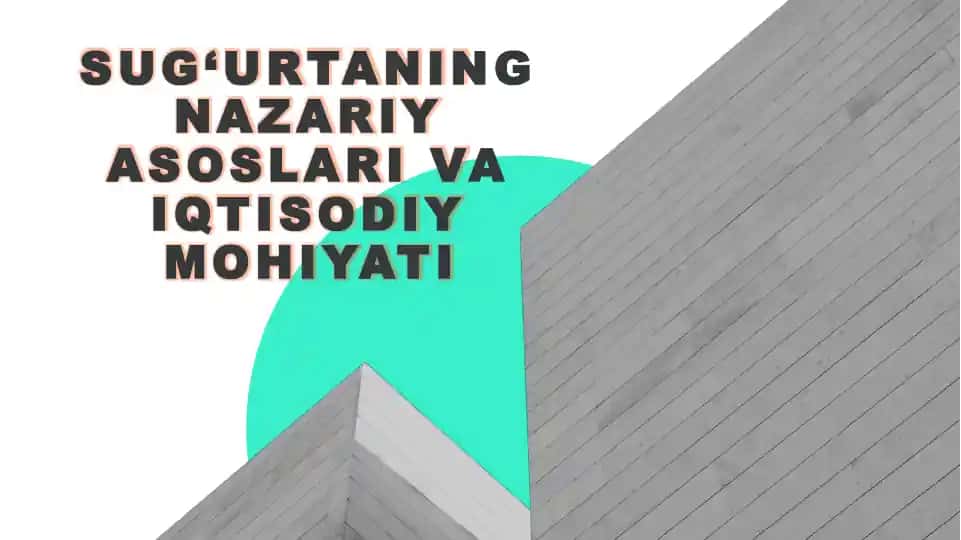Sugʻurtaning nazariyasoslar va iqtisodiy mohiyati