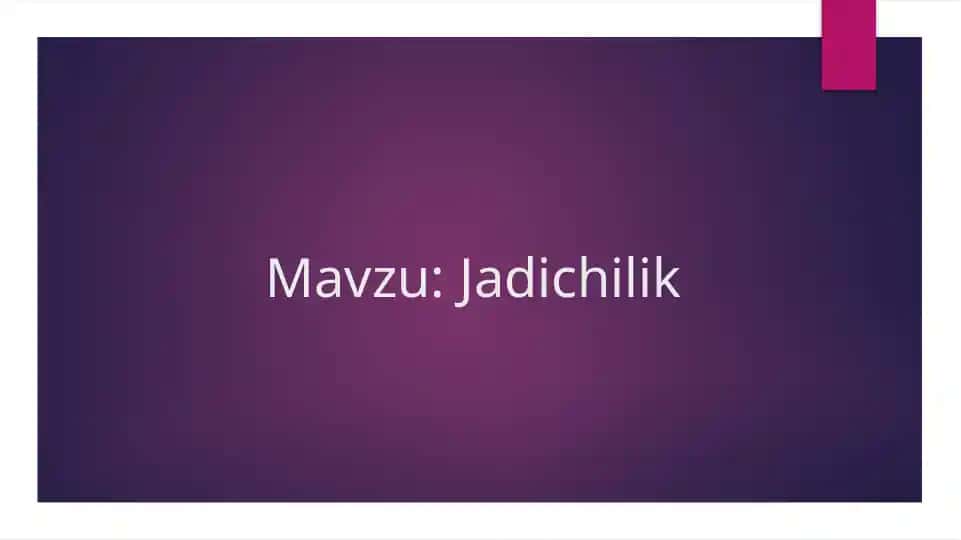 Jadidchilik