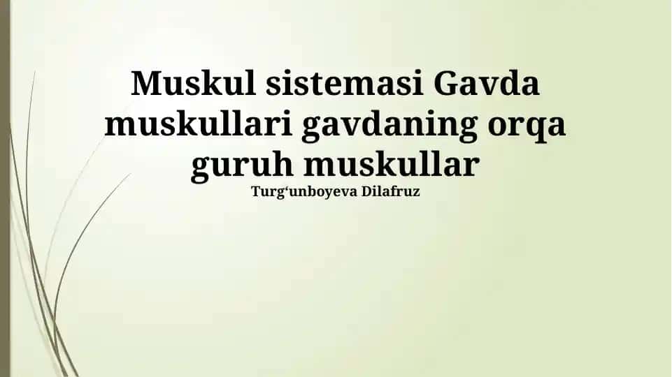 Multifidus mushagi
