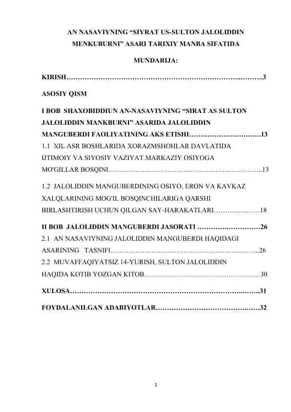 Siyrat us-sulton Jaloliddin Mankuburni