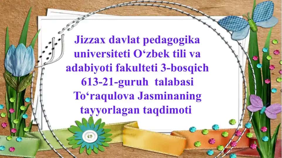 Zokirjon Furqat hayoti va ijodi
