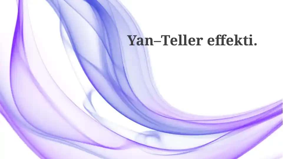 Yan-Teller effekti