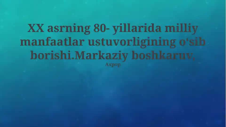 Milliy manfaatlar ustuvorligi