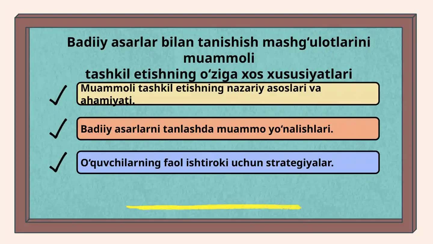 Muammoli tashkil etishning nazariy asoslari va ahamiyati