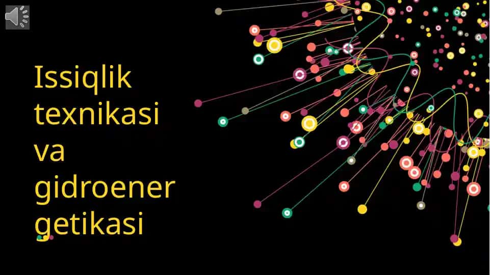 Issiqlik texnikasi va hidroenergetika
