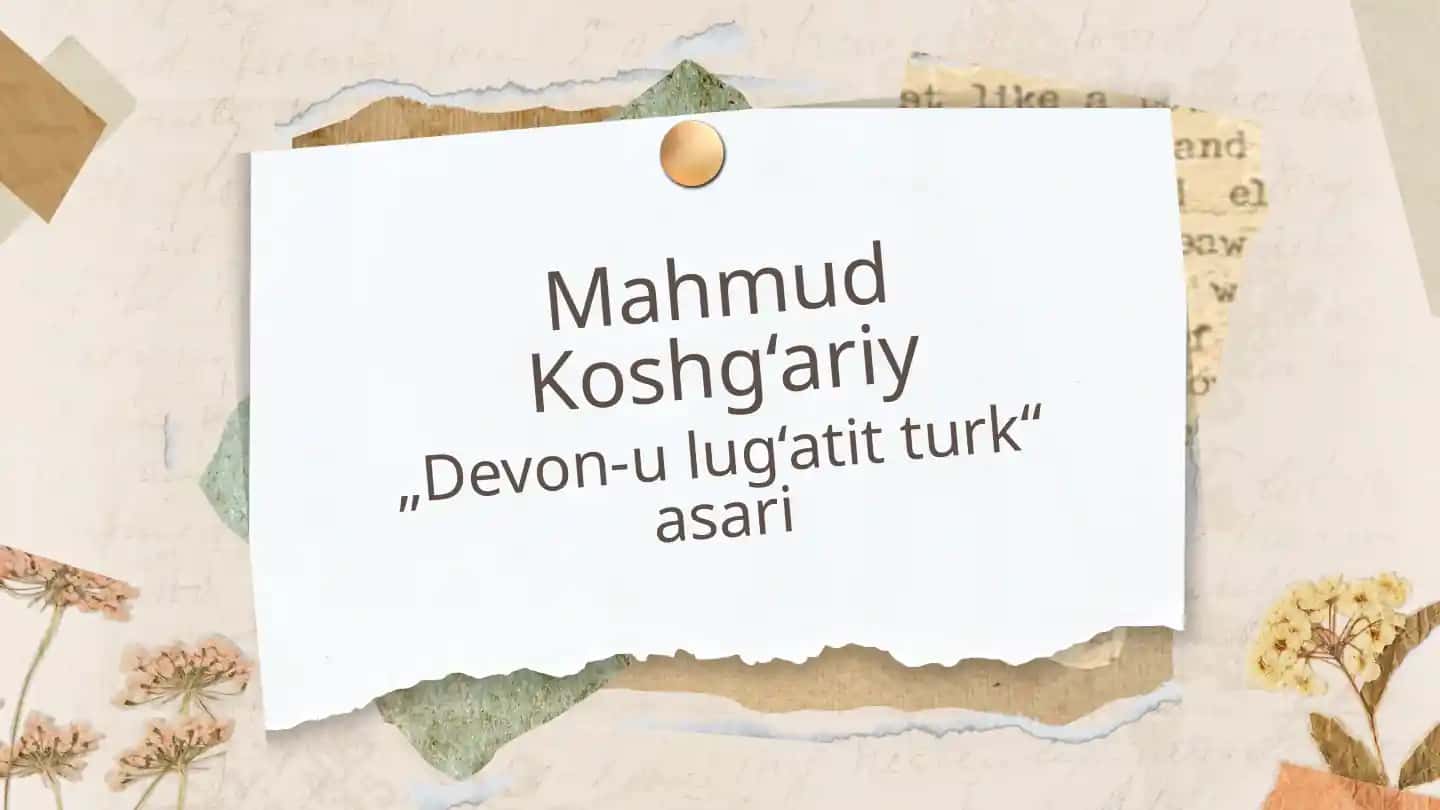 Devon-u lug‘atit turk