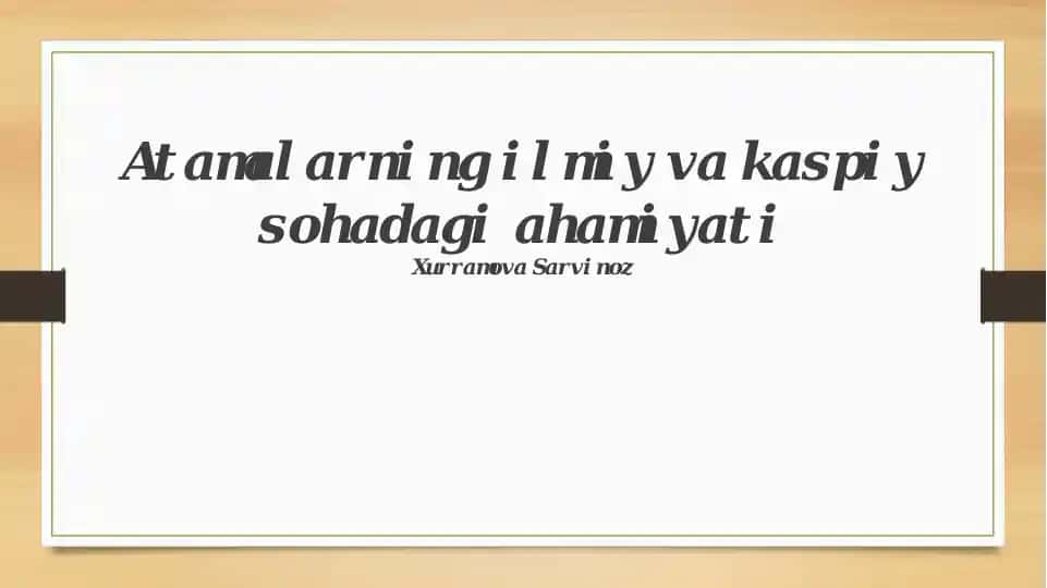 Ota va Ona Qaramog'ining Ahamiyati
