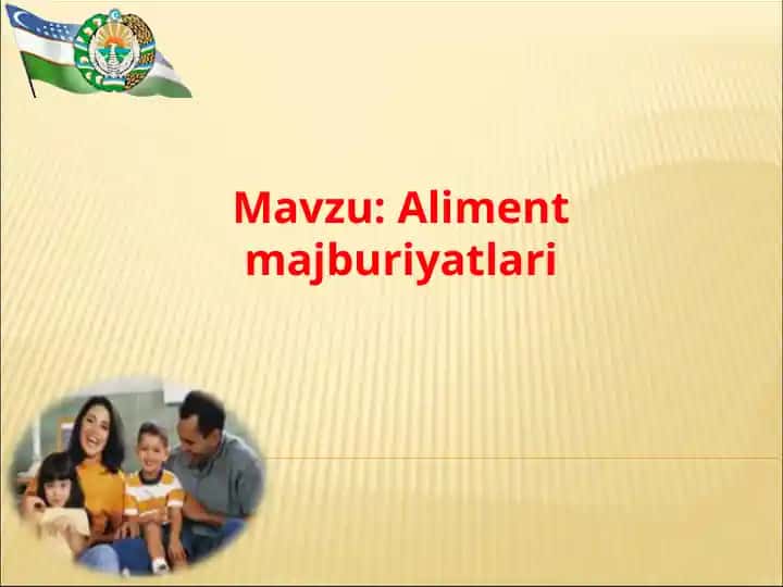 Aliment majburiyatlari