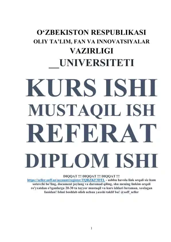 ALLOMALAR ASARLARIDA BARKAMOL AVLODNI TARBIYALASH G'OYALARI