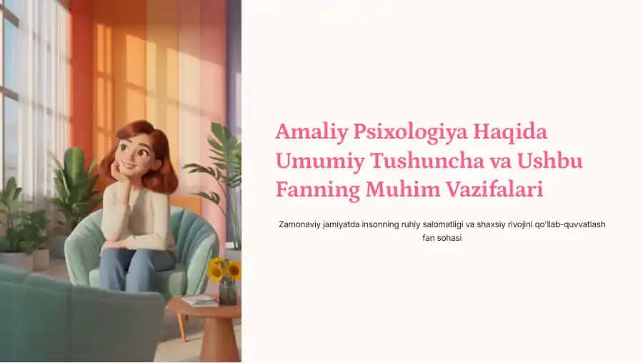 Amaliy Psixologiya Haqida