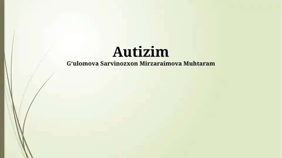 Autizim