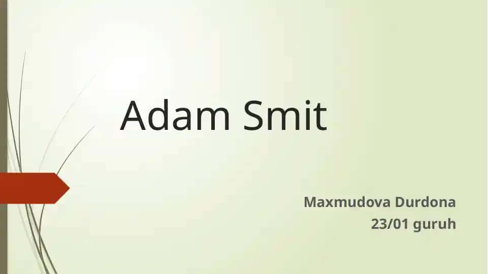 Adam Smit