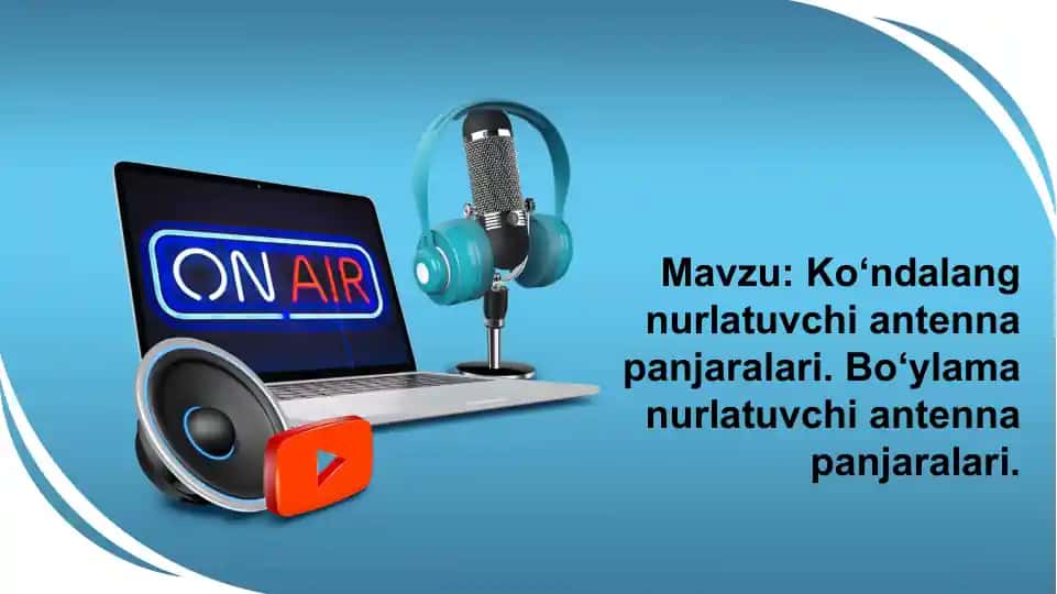 Ko‘ndalang nurlatuvchi antenna panjaralari