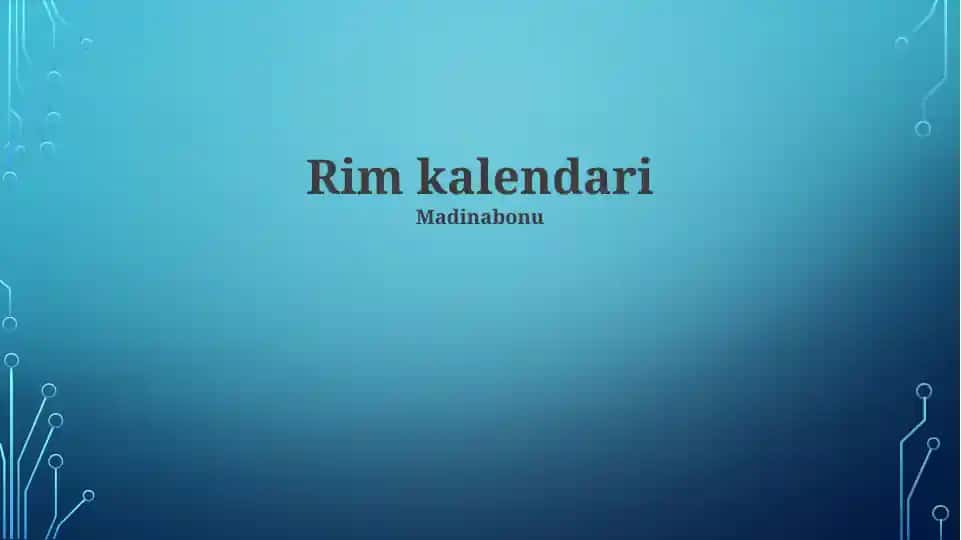 Rim kalendari
