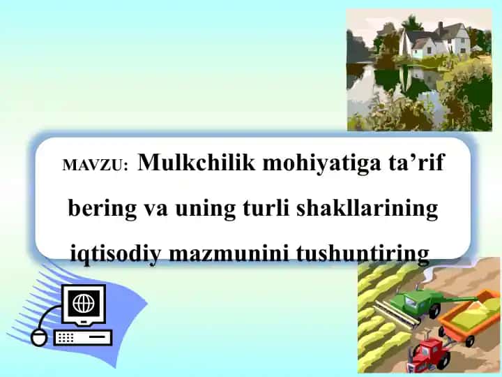 Mulkchilik munosabatlari