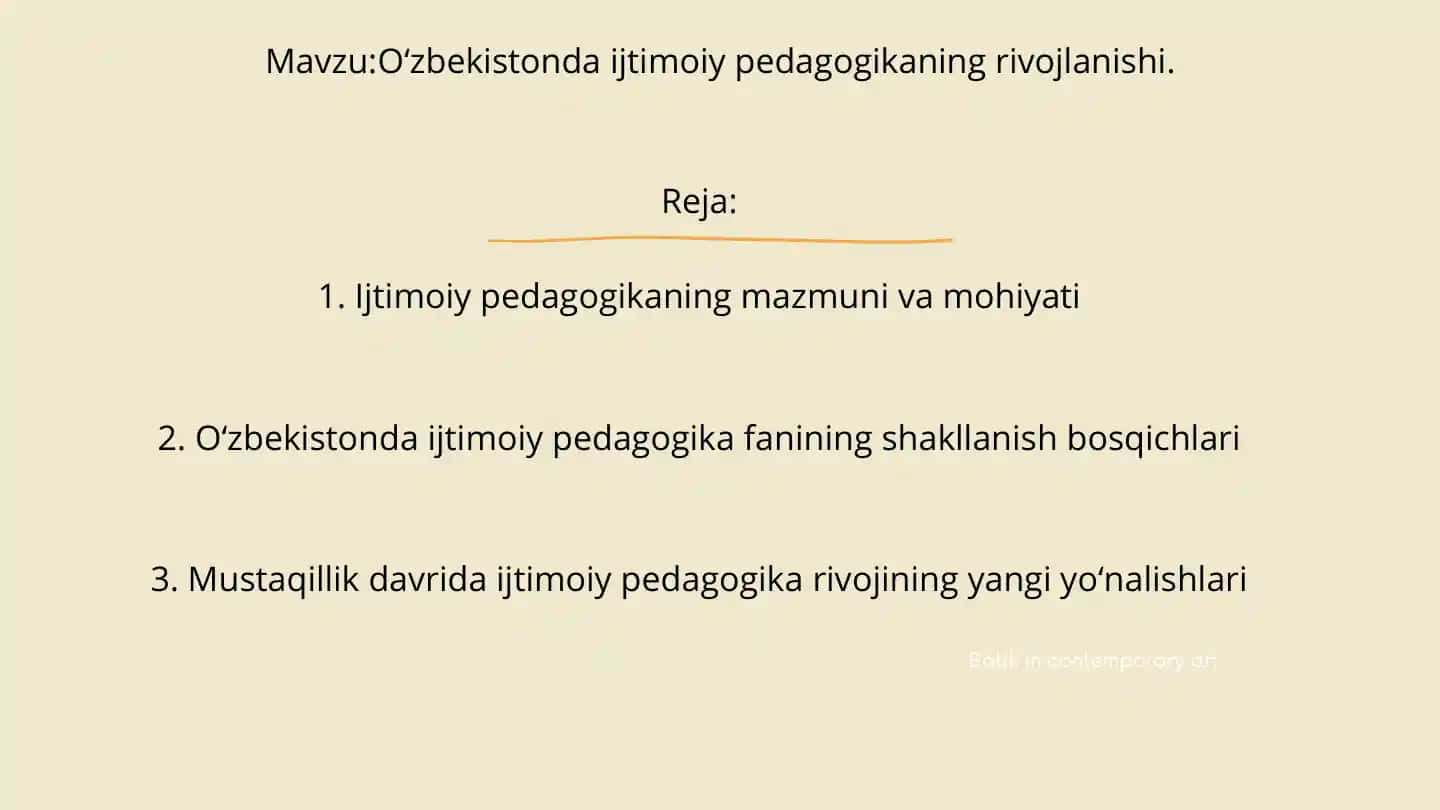 ijtimoiy pedagogikaga oid