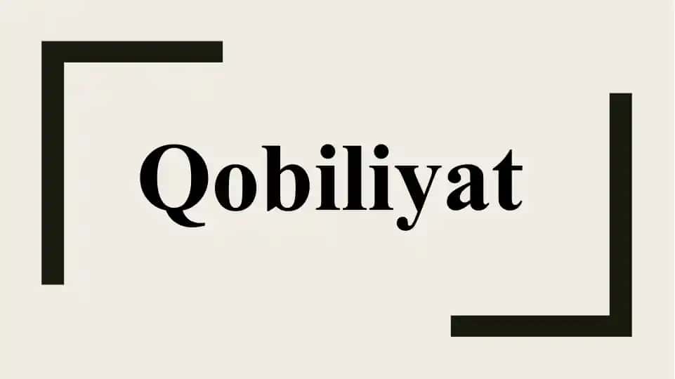 Qobiliyat