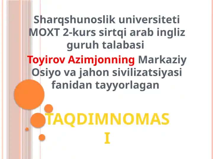 Qadimgi Misr Sivilizatsiyasi