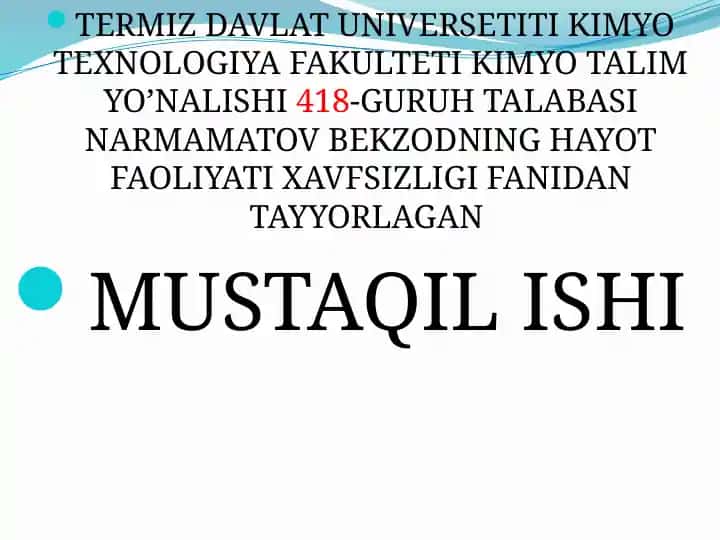 Faoliyat xavfsizligi psixologiyasi