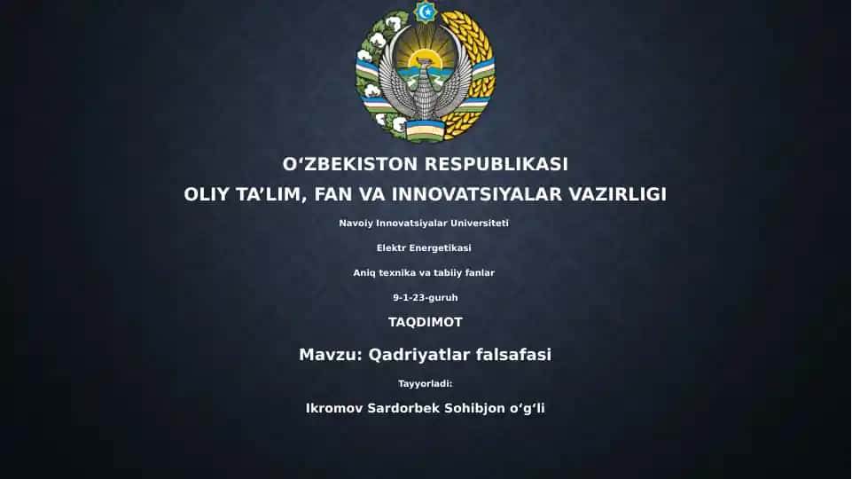Qadriyatlar falsafasi