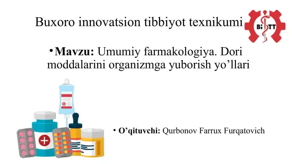 Buxoro innovatsion tibbiyot texnikumi