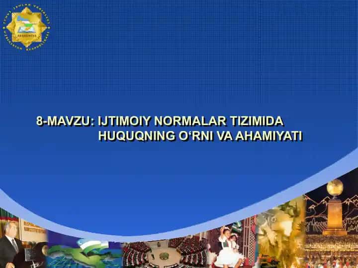 Davlat va huquq nazariyasi