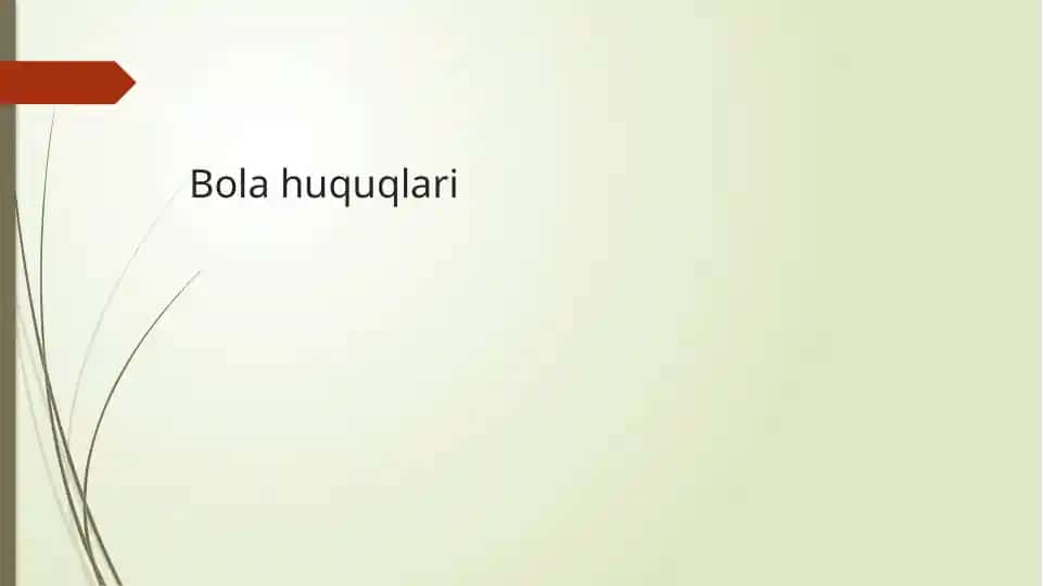 YUNESKO Bolalar huquqlari