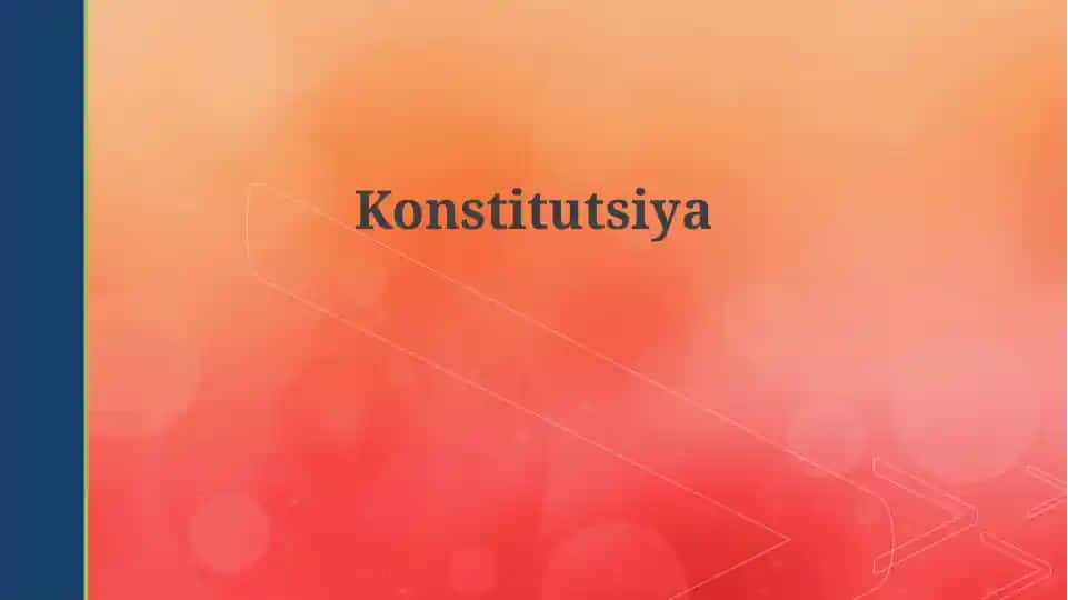 Konstitutsiya